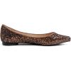 image:imageFEVERSOLE Womens Fashion Pointed Toe Classic Dressy Shiny Comfort Cushioned FlatsGlitter Bronze