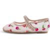 image:imageFEVERSOLE Girls Cute Dress Mary Jane Shoes Soft Lace Breathable Ballet FlatsNude Lace 2025 Loop Maryjane