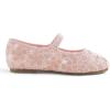 image:imageFEVERSOLE Girls Cute Dress Mary Jane Shoes Soft Lace Breathable Ballet FlatsPink Lace 1725 Loop Maryjane