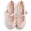 image:imageFEVERSOLE Girls Cute Dress Mary Jane Shoes Soft Lace Breathable Ballet FlatsPink Lace 1725 Loop Maryjane