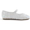 image:imageFEVERSOLE Girls Cute Dress Mary Jane Shoes Soft Lace Breathable Ballet FlatsWhite Lace 1725 Loop Maryjane