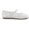 image:imageFEVERSOLE Girls Cute Dress Mary Jane Shoes Soft Lace Breathable Ballet FlatsWhite Lace 1925 Loop Maryjane