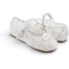image:imageFEVERSOLE Girls Cute Dress Mary Jane Shoes Soft Lace Breathable Ballet FlatsWhite Lace 1925 Loop Maryjane
