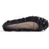 image:imageFEVERSOLE Round Toe Lace Ballet Crochet Flats Womens Comfy Breathable ShoesBlack Sequin Beads Lace