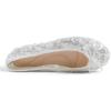 image:imageFEVERSOLE Round Toe Lace Ballet Crochet Flats Womens Comfy Breathable ShoesWhite Sequin Beads Lace