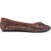 image:imageFEVERSOLE Womens Bling Soft Cushioned Comfort Flats Sparkle Party BalletsGlitter Bronze