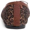 image:imageFEVERSOLE Womens Bling Soft Cushioned Comfort Flats Sparkle Party BalletsGlitter Bronze