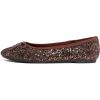 image:imageFEVERSOLE Womens Bling Soft Cushioned Comfort Flats Sparkle Party BalletsGlitter Bronze