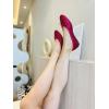 image:imageFEVERSOLE Womens Bling Soft Cushioned Comfort Flats Sparkle Party BalletsGlitter Hot Fuchsia