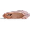 image:imageFEVERSOLE Womens Bling Soft Cushioned Comfort Flats Sparkle Party BalletsGlitter Light Pink