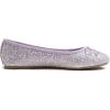 image:imageFEVERSOLE Womens Bling Soft Cushioned Comfort Flats Sparkle Party BalletsGlitter Lilac