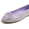 image:imageFEVERSOLE Womens Bling Soft Cushioned Comfort Flats Sparkle Party BalletsGlitter Lilac