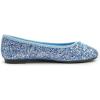 image:imageFEVERSOLE Womens Bling Soft Cushioned Comfort Flats Sparkle Party BalletsGlitter Multi Blue