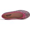 image:imageFEVERSOLE Womens Bling Soft Cushioned Comfort Flats Sparkle Party BalletsGlitter Multi Fuchsia