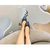 image:imageFEVERSOLE Womens Bling Soft Cushioned Comfort Flats Sparkle Party BalletsGlitter Night Blue