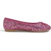 image:imageFEVERSOLE Womens Bling Soft Cushioned Comfort Flats Sparkle Party BalletsGlitter Viole Pink