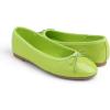 image:imageFEVERSOLE Womens Bling Soft Cushioned Comfort Flats Sparkle Party BalletsPatent Grass Green