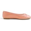 image:imageFEVERSOLE Womens Bling Soft Cushioned Comfort Flats Sparkle Party BalletsPatent Orange Pink