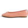 image:imageFEVERSOLE Womens Bling Soft Cushioned Comfort Flats Sparkle Party BalletsPatent Orange Pink