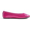 image:imageFEVERSOLE Womens Bling Soft Cushioned Comfort Flats Sparkle Party BalletsPatent Pitaya Fuchsia