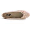 image:imageFEVERSOLE Womens Bling Soft Cushioned Comfort Flats Sparkle Party BalletsPatent Powder Nude