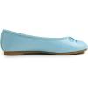 image:imageFEVERSOLE Womens Bling Soft Cushioned Comfort Flats Sparkle Party BalletsPatent Sky Blue