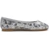 image:imageFEVERSOLE Womens Bling Soft Cushioned Comfort Flats Sparkle Party BalletsSequin Diamond Silver