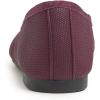 image:imageFEVERSOLE Womens Bow Tie Fashion Dress Slip On Shoes Round Toe Ballet FlatBurgundy Texture Vegan Leather
