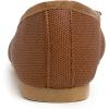 image:imageFEVERSOLE Womens Bow Tie Fashion Dress Slip On Shoes Round Toe Ballet FlatCamel Texture Vegan Leather