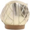 image:imageFEVERSOLE Womens Bow Tie Fashion Dress Slip On Shoes Round Toe Ballet FlatGold Quilted Toe Cap