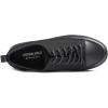 image:imageFEVERSOLE Womens Canvas Vegan Leather Lightweight Platform LaceUp Street Sneakers Black Canvas PU Platform Size 85 M US