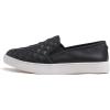 image:imageFEVERSOLE Womens Casual Slip On Sneaker Comfort Quilted Loafer FlatsBlack Quilted Vegan Leather