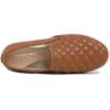 image:imageFEVERSOLE Womens Casual Slip On Sneaker Comfort Quilted Loafer FlatsCamel Brown Quilted Vegan Leather