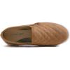 image:imageFEVERSOLE Womens Casual Slip On Sneaker Comfort Quilted Loafer FlatsCamel Quilted Vegan Leather