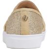 image:imageFEVERSOLE Womens Casual Slip On Sneaker Comfort Quilted Loafer FlatsGold Quilted Glitter