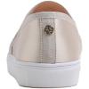 image:imageFEVERSOLE Womens Casual Slip On Sneaker Comfort Quilted Loafer FlatsLight Gold Quilted Satin Silky