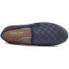 image:imageFEVERSOLE Womens Casual Slip On Sneaker Comfort Quilted Loafer FlatsNavy Quilted Embossed Vegan Leather