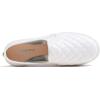 image:imageFEVERSOLE Womens Casual Slip On Sneaker Comfort Quilted Loafer FlatsWhite Quilted Vegan Leather