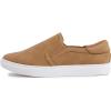 image:imageFEVERSOLE Womens Casual Slip On Sneaker Comfort Walking Loafer FlatsCamel Nubuck Veganleather