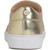 image:imageFEVERSOLE Womens Casual Slip On Sneaker Comfort Walking Loafer FlatsGold Veganleather
