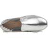 image:imageFEVERSOLE Womens Casual Slip On Sneaker Comfort Walking Loafer FlatsSilver Veganleather