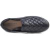 image:imageFEVERSOLE Womens Casual Slip On Sneaker Comfortable Quilted Loafer Travel Walking ShoesBlack Quilted Vegan Leather