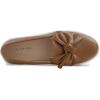 image:imageFEVERSOLE Womens Casual Slip On Sneaker Fashion Bow Tie Loafer FlatsCamel Vegan Leather