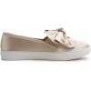 image:imageFEVERSOLE Womens Casual Slip On Sneaker Fashion Bow Tie Loafer FlatsGold Silky