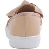 image:imageFEVERSOLE Womens Casual Slip On Sneaker Fashion Bow Tie Loafer FlatsNude Vegan Leather
