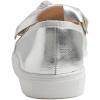 image:imageFEVERSOLE Womens Casual Slip On Sneaker Fashion Bow Tie Loafer FlatsSilver Vegan Leather