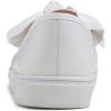 image:imageFEVERSOLE Womens Casual Slip On Sneaker Fashion Bow Tie Loafer FlatsWhite Vegan Leather