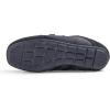 image:imageFEVERSOLE Womens Cushion Padded Mary Jane Sneakers Double Straps Comfort Casual Soft Fabric Sporty Slip On FlatsBlack Fabric Mf Two Straps