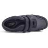 image:imageFEVERSOLE Womens Cushion Padded Mary Jane Sneakers Double Straps Comfort Casual Soft Fabric Sporty Slip On FlatsBlack Fabric Mf Two Straps