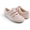 image:imageFEVERSOLE Womens Cushion Padded Mary Jane Sneakers Double Straps Comfort Casual Soft Fabric Sporty Slip On FlatsPink Fabric Mf Two Straps